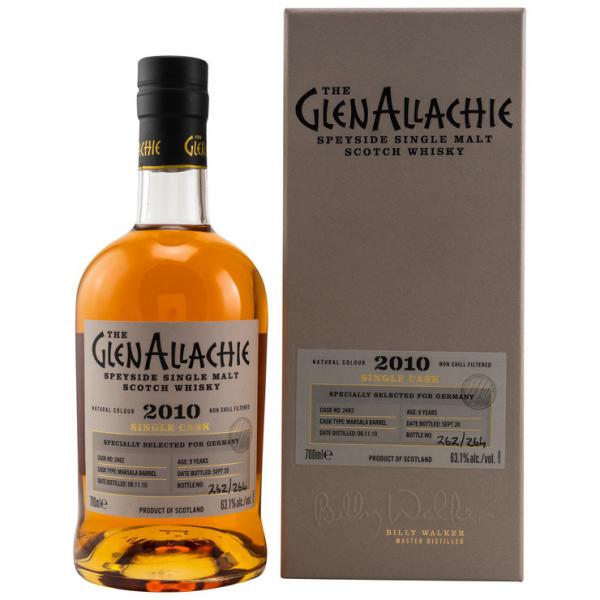 GlenAllachie 9 Jahre 2010-2020 Cask 2482 Marsala Barrel 63,1%vol. 0,7l GlenAllachie 9 Jahre 2010-2020 Cask 2482 Marsala Barrel 63,1%vol. 0,7l